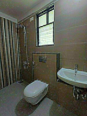Bathroom in 2 BHK Apartment at Magarpatta Riverview City Hornbill Heights, Loni Kalbhor – for Sale