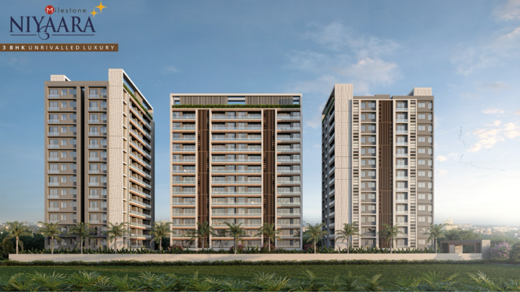 Exterior View, vip road vesu 3 Bedroom 2545 Sq.Ft. Apartment In Vip Road Vesu Surat 8550771