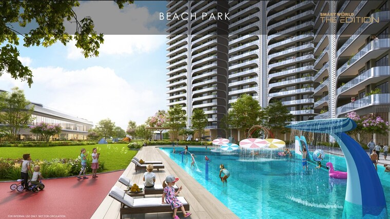 Swimming Pool, smart-world-the-edition 3.5 Bedroom 2945 Sq.Ft. Apartment In Sector 66 Gurgaon 8550800
