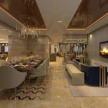 Living Room in 4 BHK Apartment at DLF The Arbour, Sector 63 – for Sale