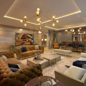 Living Room in 4 BHK Apartment at DLF The Arbour, Sector 63 – for Sale