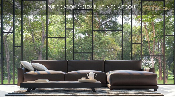 Living Room, smart-world-the-edition 4 Bedroom 3505 Sq.Ft. Apartment In Sector 66 Gurgaon 8550988