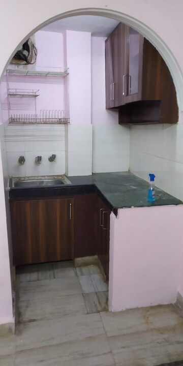 Kitchen in 1 BHK Builder Floor at Khirki Extension – for Sale