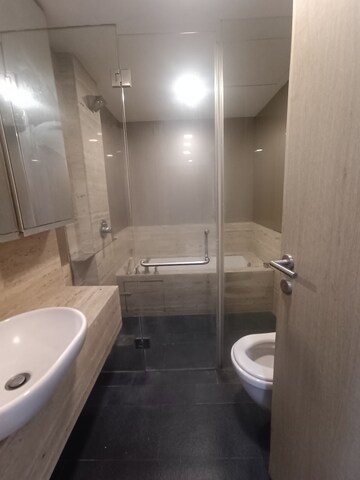 Bathroom in 3 BHK Apartment at Lodha New Cuffe Parade, Wadala – for Rent