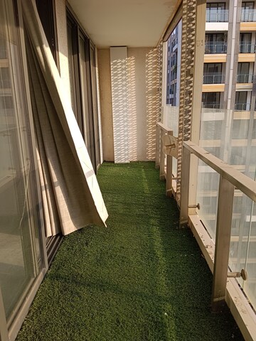Balcony in 3 BHK Apartment at Lodha New Cuffe Parade, Wadala – for Rent