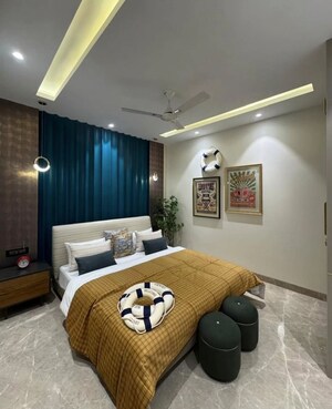 Living Room in 4 BHK Penthouse at Panchsheel Wellington, Dundahera – for Sale