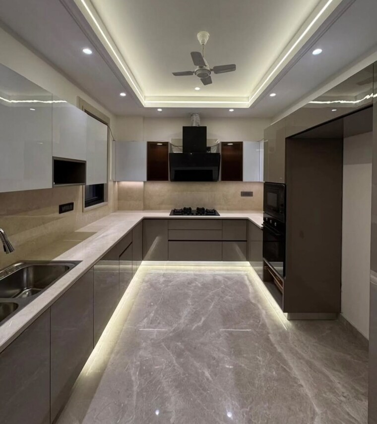 Kitchen, panchsheel-wellington 4 Bedroom 4600 Sq.Ft. Penthouse In Dundahera Ghaziabad 8551862