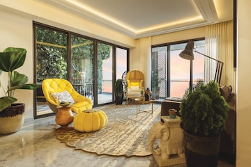 Living Room in 4 BHK Apartment at Lodha Evoq, Wadala – for Sale