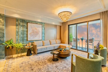 Living Room in 1 BHK Apartment at Lodha Gardenia, Wadala – for Sale
