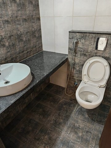 Bathroom in 3 BHK Apartment at Park Express, Baner – for Rent