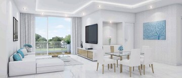 Living Room in 3 BHK Apartment at Godrej Oasis, Sector 88a – for Sale