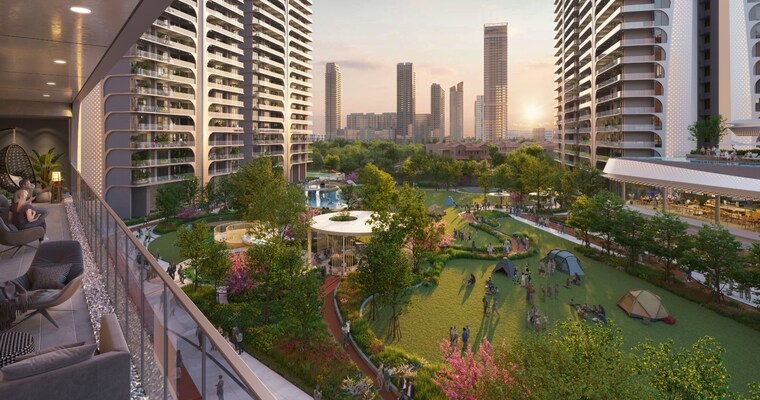 Garden, smart-world-the-edition 4 Bedroom 3505 Sq.Ft. Apartment In Sector 66 Gurgaon 8552344