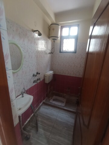 Bathroom in 1 BHK Builder Floor at Raj Nagar Extension – for Rent