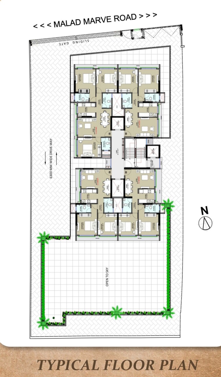 Master Plan, malad west 3 Bedroom 821 Sq.Ft. Apartment In Malad West Mumbai 8552678