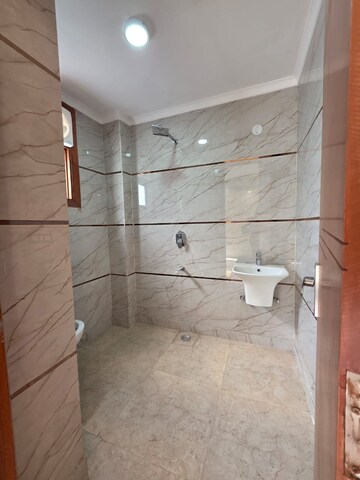 Bathroom in 2 BHK Builder Floor at Saket – for Rent