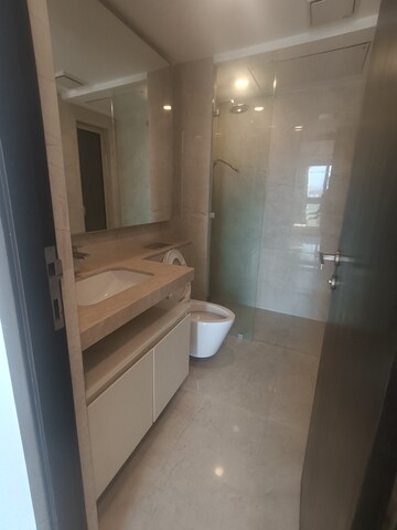 Bathroom in 2 BHK Apartment at Hiranandani Atlantis, Powai – for Rent