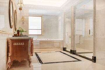 Attached Bathroom in 4 BHK Apartment at Sugee Sea Krest, Worli – for Sale