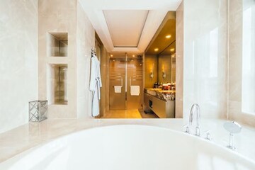 Attached Bathroom in 4 BHK Apartment at Sugee Sea Krest, Worli – for Sale