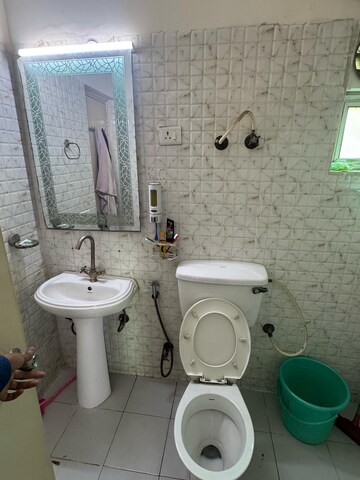 Bathroom in 3 BHK Apartment at Gaur City 2 - 14th Avenue, Sector 16c Greater Noida – for Rent
