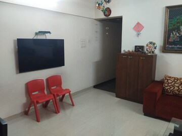 Living Room in 2 BHK Apartment at Riddhi Garden, Malad East – for Rent