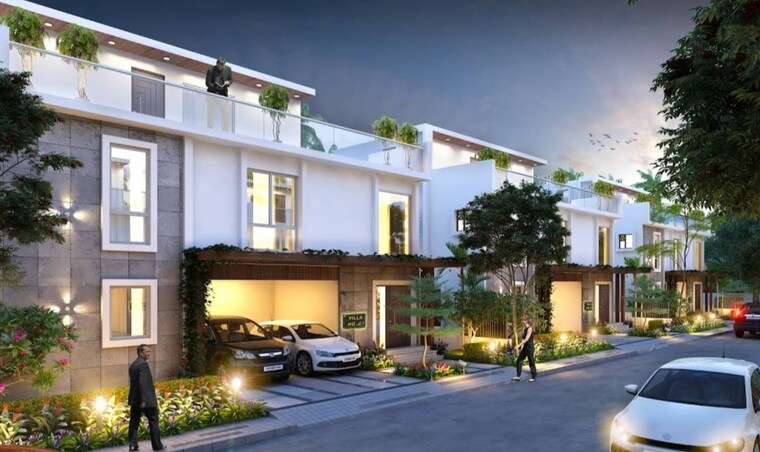 Exterior View, my-home-ankura 5 Bedroom 3223 Sq.Ft. Villa In Tellapur Hyderabad 8553868