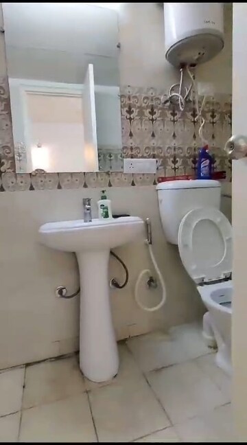 Bathroom in 2 BHK Apartment at Gaur City 7th Avenue, Sector 4, Greater Noida – for Rent