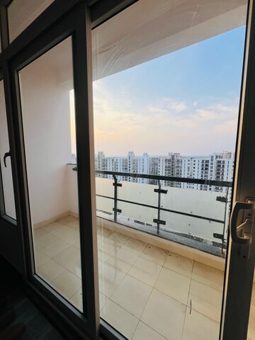 Balcony in 3 BHK Apartment at Pardos Okas Residency, Sushant Golf City – for Rent