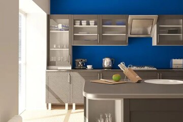 Kitchen in 4 BHK Apartment at Kalpataru Azuro, Nepean Sea Road – for Sale
