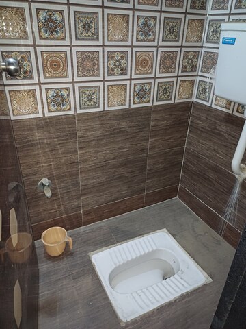 Bathroom in 1 BHK Apartment at Rabale – for Rent