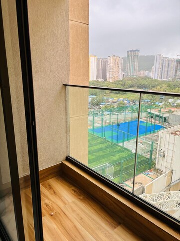 Balcony in 2 BHK Apartment at Raymond Ten X Habitat, Pokhran Road No 2 – for Sale