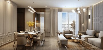 Living Room in 3 BHK Apartment at Sam Palm Olympia Phase III, Sector 16c Greater Noida – for Sale