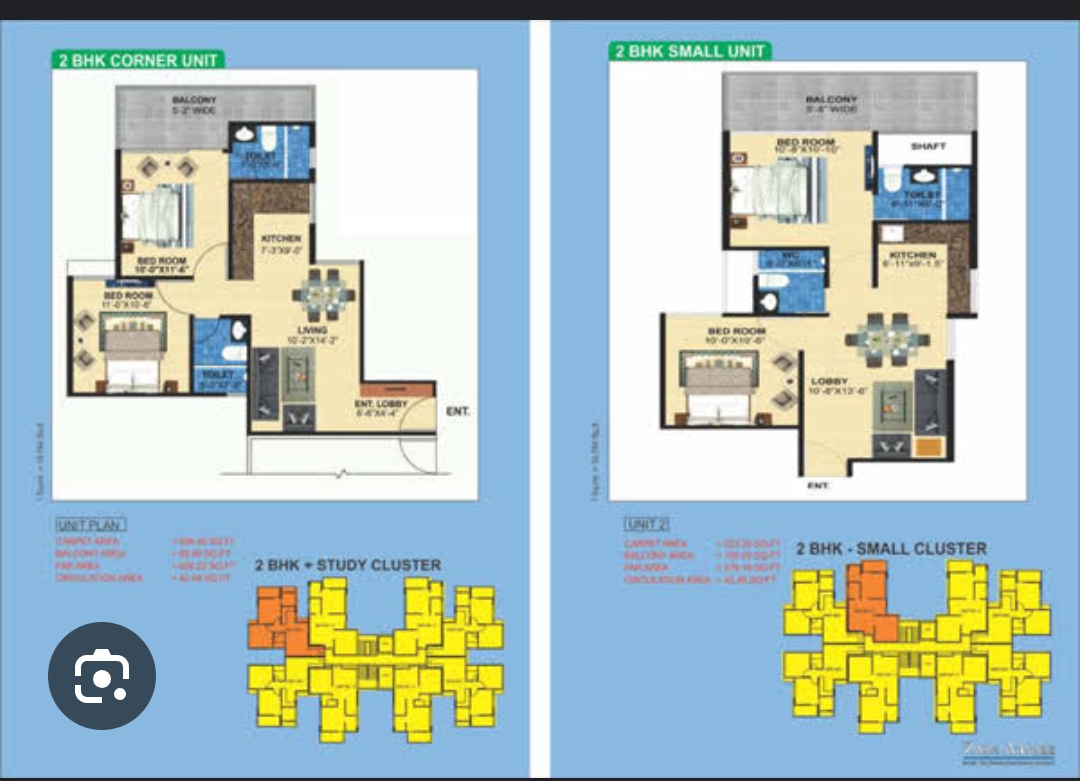 2 BHK Apartment For Sale in Zara Aavaas
