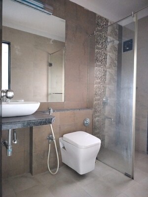 Bathroom in 3 BHK Apartment at L And T Seawoods Residences, Seawoods – for Sale