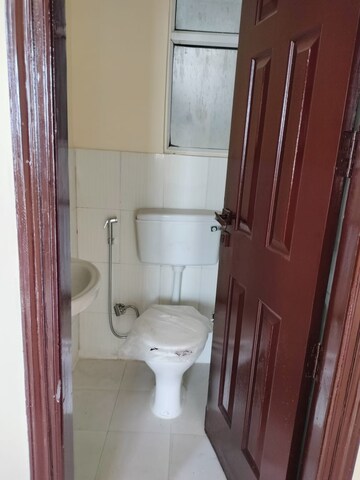 Bathroom in 3 BHK Apartment at Indrapuram – for Rent