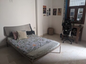 Bedroom in 2 BHK Builder Floor at West Sant Nagar – for Rent