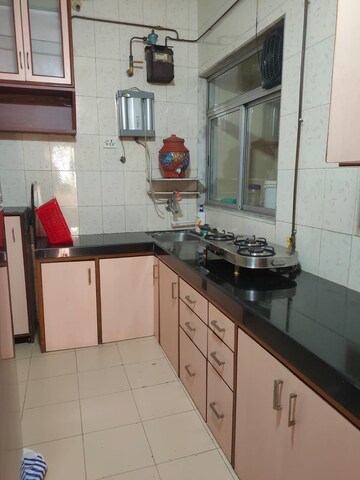 Kitchen in 2 BHK Apartment at Swagat CHS Kopar Khairane, Kopar Khairane – for Rent