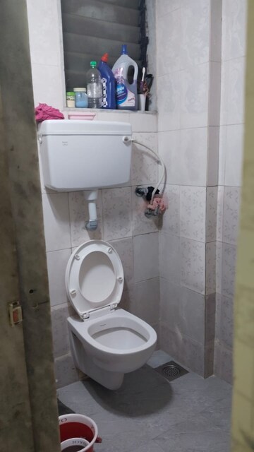 Bathroom in 3 BHK Apartment at Vastu CHS Kopar Khairane, Kopar Khairane Sector 1 – for Rent
