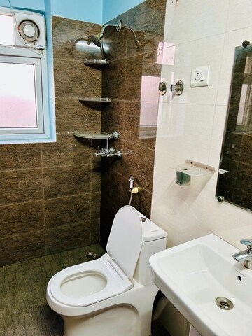 Bathroom in 3 BHK Apartment at Angel Jupiter, Ahinsa Khand 2 – for Rent