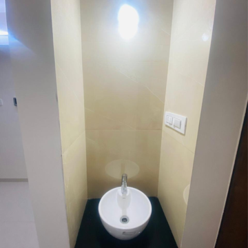 Bathroom in 2 BHK Apartment at Guru Vista CHS, Kharadi – for Rent