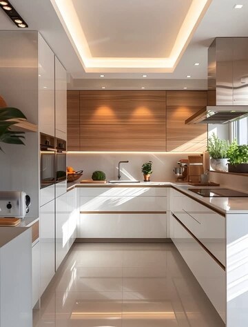 Kitchen in 3 BHK Builder Floor at Igi Airport Area – for Sale