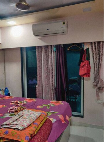 Bedroom in 2 BHK Apartment at Cosmos Habitat, Majiwada – for Rent