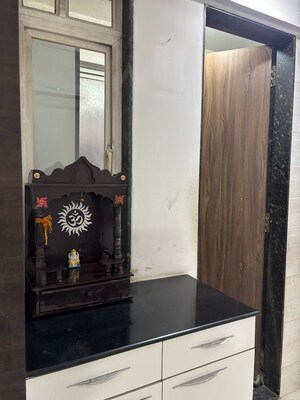 Kitchen in 1.5 BHK Apartment at Ravinanda Skylights, Wagholi – for Sale