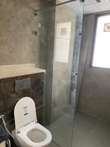 Bathroom in 3 BHK Builder Floor at Ansal Sushant Lok I, Sector 43 – for Rent