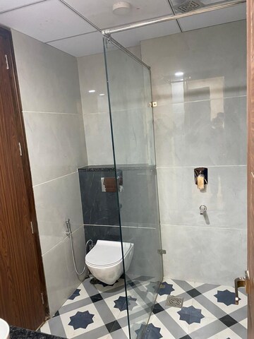 Bathroom in 3 BHK Builder Floor at Ansal Sushant Lok I, Sector 43 – for Rent