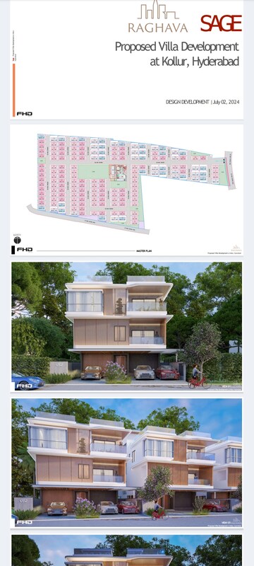 4 BHK Villa – Exterior View View at Raghava Sage, Kollur - for Sale