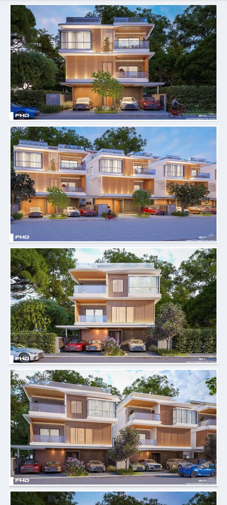 Exterior View, raghava-sage 4 Bedroom 6370 Sq.Ft. Villa In Kollur Hyderabad 8558844