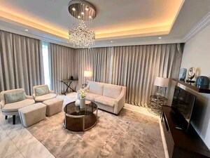 Living Room in 1 BHK Apartment at Ace Parkside, Kasarvadavali – for Sale