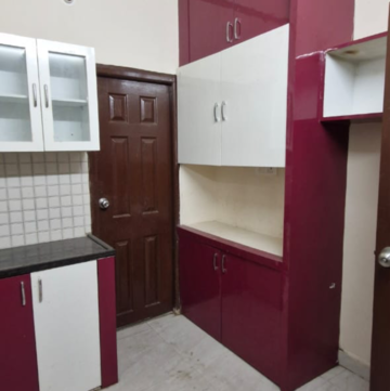 Kitchen in 2 BHK Builder Floor at Kondapur – for Rent