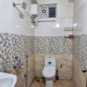 Bathroom in 2 BHK Builder Floor at Kondapur – for Rent