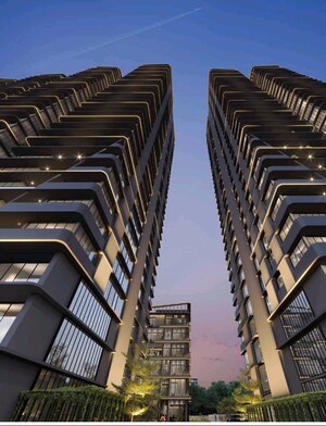 Staircase in 3 BHK Apartment at Genious Infinity, Rajendra Nagar – for Sale